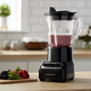 Hamilton Beach - Wave Crusher 40-Oz. Multi-Function Blender - Black