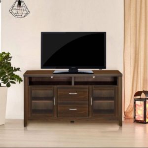 Truro Engineered Wood TV Entertainment Unit, Walnut