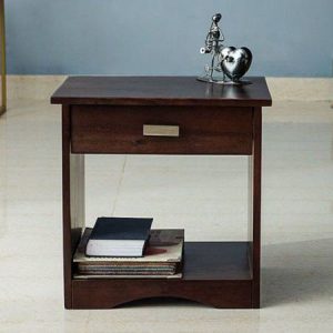Asend Durable Bedside Table, with 1 Drawer
